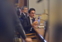 Intr-o sala din Biblioteca Nationala s-a organizat Revelionul – imaginile dezastrului de dupa au fost facute publice de un deputat USR